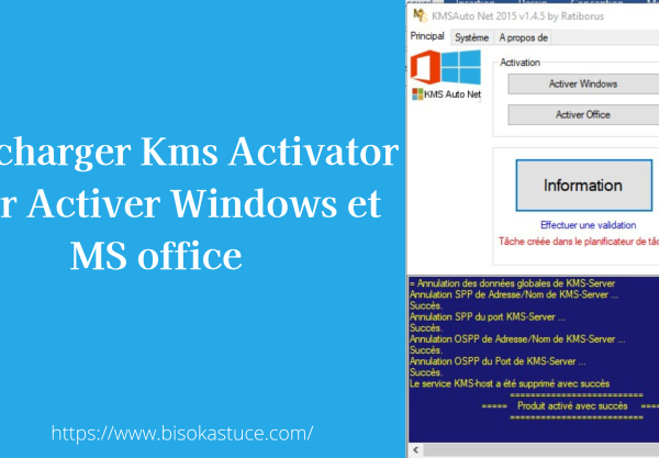 Télécharger Kms Activator pour Activer Windows et MS office